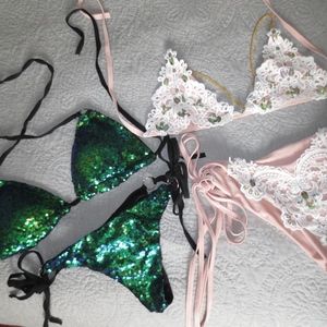 Two Sexy Mermaid Princess Swimsuits - worn once!
